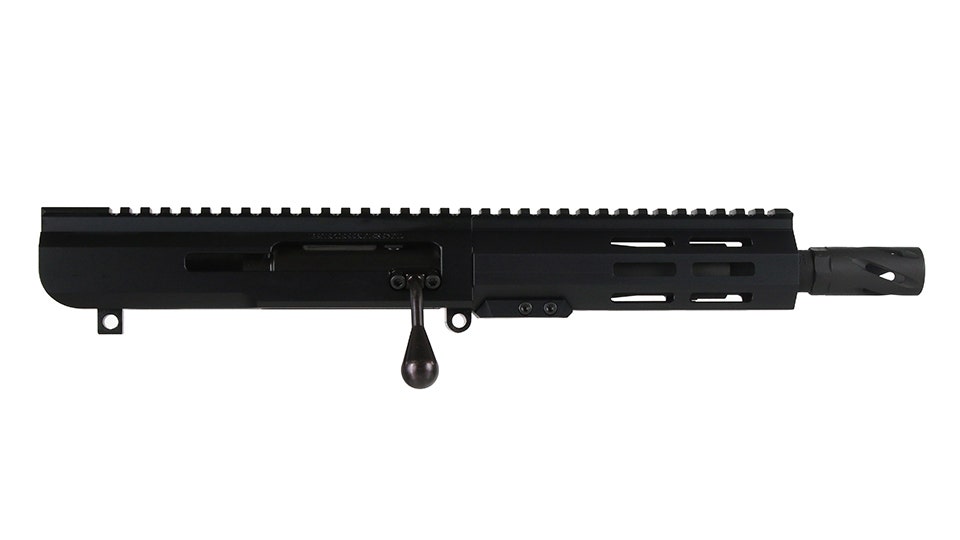 BC-10 | 8.6 Blackout Bolt Action Style Upper | 7.5" Parkerized SOCOM Barrel | 1:3 Twist | Hammer Forged | Bufferless | MLOK | Split Rail