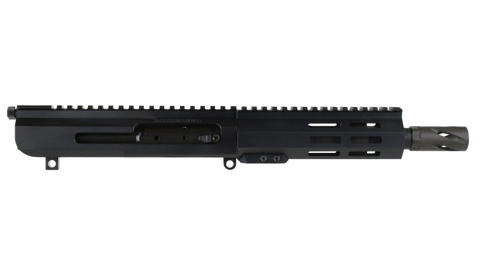 BC-10 | 8.6 Blackout Right Side Charging Upper | 7.5" Parkerized SOCOM Barrel | 1:3 Twist | Pistol Length Gas System | MLOK Split Rail | with BCG & Charging Handle