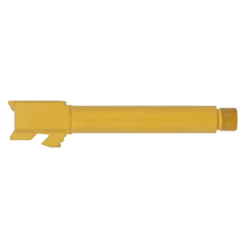 Conversion Barrel for Glock 22 | 9mm | Gold Titanium Nitride (TiN) | Threaded