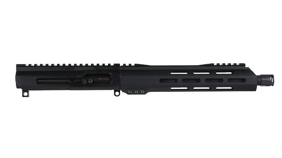 BC-9 | 9mm Right Side Charging Bufferless Upper | 10.5" Parkerized M4 Barrel | 1:10 Twist | Blow Back Gas System| MLOK Split Rail - Micro Flash Hider