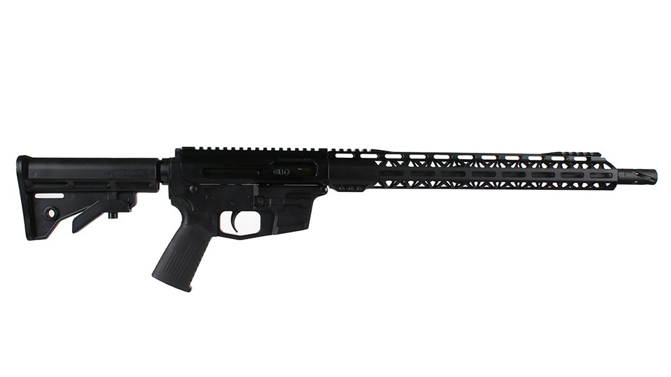 BC-9 | 9MM Right Side Charging Rifle | 16" Parkerized M4 Barrel | 1:10 Twist | Blowback Gas System | 15" MLOK Split Rail| No Magazine