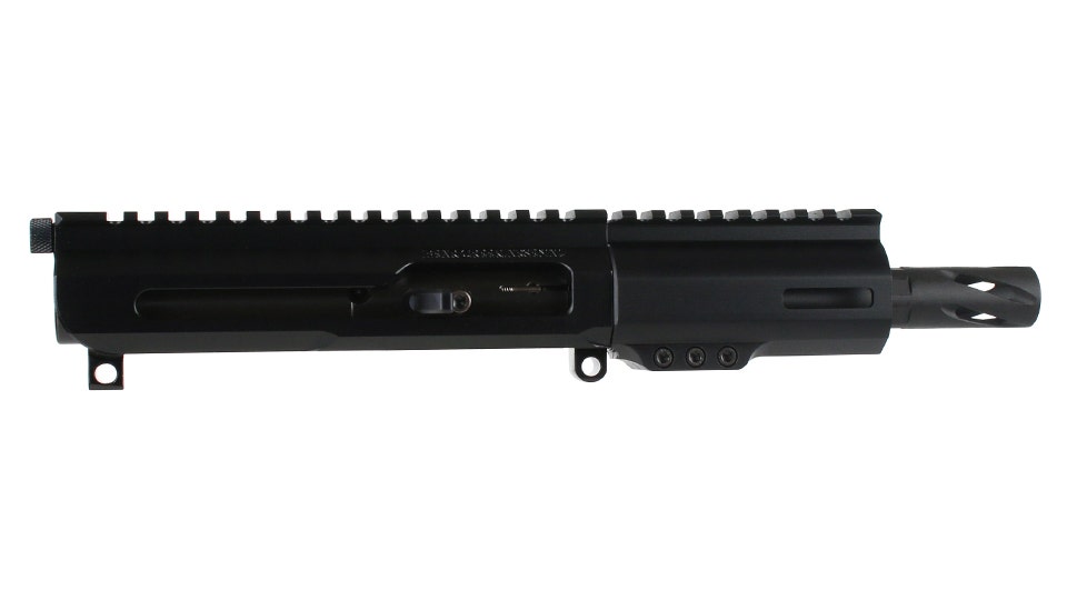 BC-9 | 9MM Billet Right Side Charging Upper | 5" Parkerized M4 Barrel | 1:10 Twist | Blow Back Gas System | 4" MLOK Split Rail| with BCG & Charging Handle