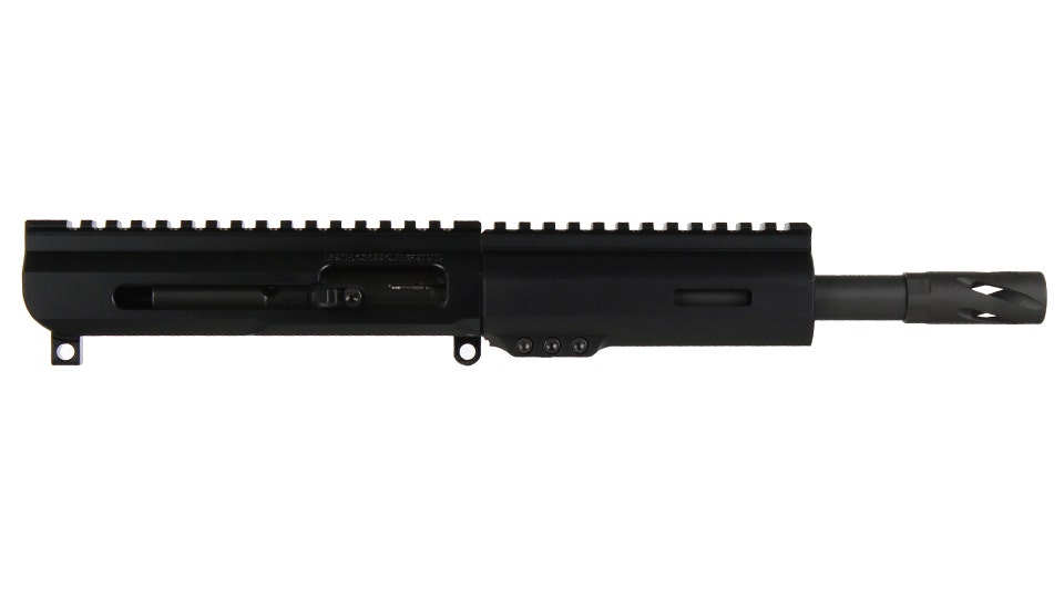 BC-9 | 9mm Right Side Charging Bufferless Upper | 7.5" Parkerized Heavy Barrel | 1:10 Twist | Blow Back Gas System | MLOK Split Rail