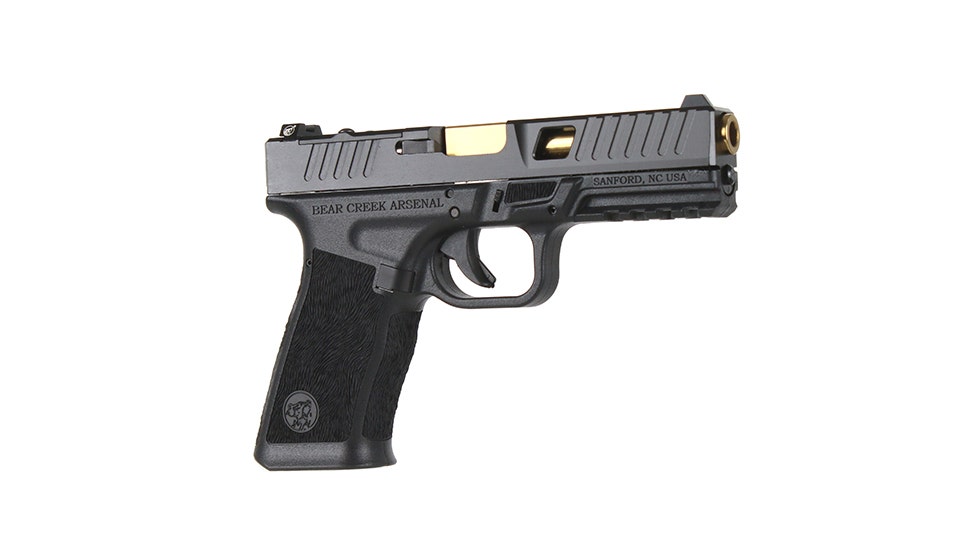 BC-101 | BCA Grizzly | Window Cut 9mm Handgun | 9mm Gold Titanium Nitride (TiN) | 1:16 Twist | 17+1 Capacity