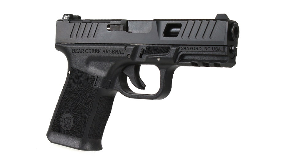 BC-102 | BCA Grizzly Compact | Window Cut 9mm Handgun | 9mm Black Nitride Barrel | 1:16 Twist | 15+1 Capacity