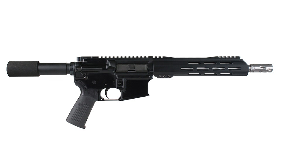 BC-15 | 5.56 NATO Pistol | 10.5" Stainless Contour  - 0.750 | 1:8 Twist | Forging Lower | Stainless 416R  Pistol Length Gas System | MLOK | 9.5" Split Rail