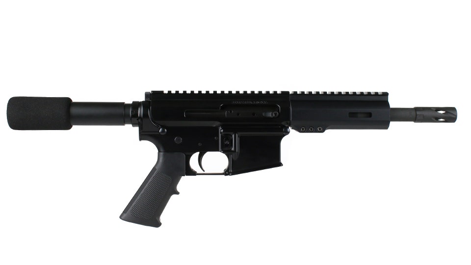 BC-15 | 5.56 NATO   Side Charging Pistol | 7.5" Parkerized Contour  - 0.75 | 1:7 Twist | Forged Lower | 4150  Pistol Length Gas System | MLOK Split Rail