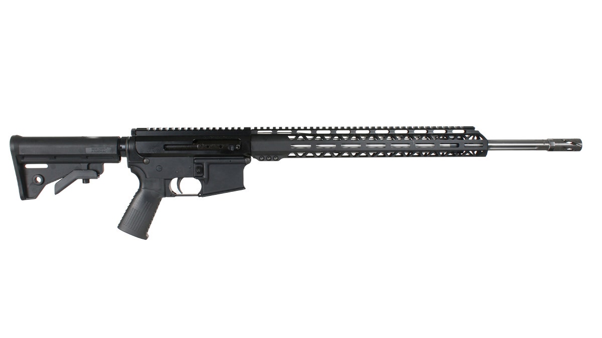 BC-15 .223 Wylde Right Side Charging Rifle, 20" 416R SS Straight Fluted Heavy Barrel, 1:8 Twist, Rifle Length Gas System, 15" MLOK Split Rail
