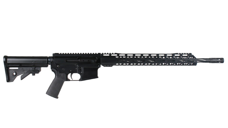 BC-15 | 5.56 NATO Right Side Charging Rifle | 18" 416R SS Black Nitride Bear Claw Fluted Heavy Barrel | 1:8 Twist | Mid Length Gas System | 15" MLOK Split Rail| No Magazine