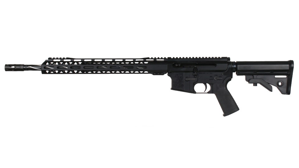 BC-15 | .223 Wylde Side Charging Complete Rifle | 18" Black Nitride Stainless Heavy Barrel  - 0.750 | 1:8 Twist | Forging Lower | Bear Claw Flutes | Stainless 416R  Mid Length Length Gas System | MLOK | 15" Split Rail