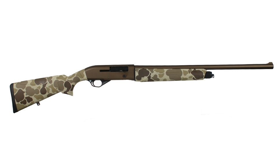 SEMI AUTOMATIC 12 Gauge Duck Camo SHOTGUN | 24" 4140 Drilled Steel Barrel | 4 + 1 Magazine Capacity