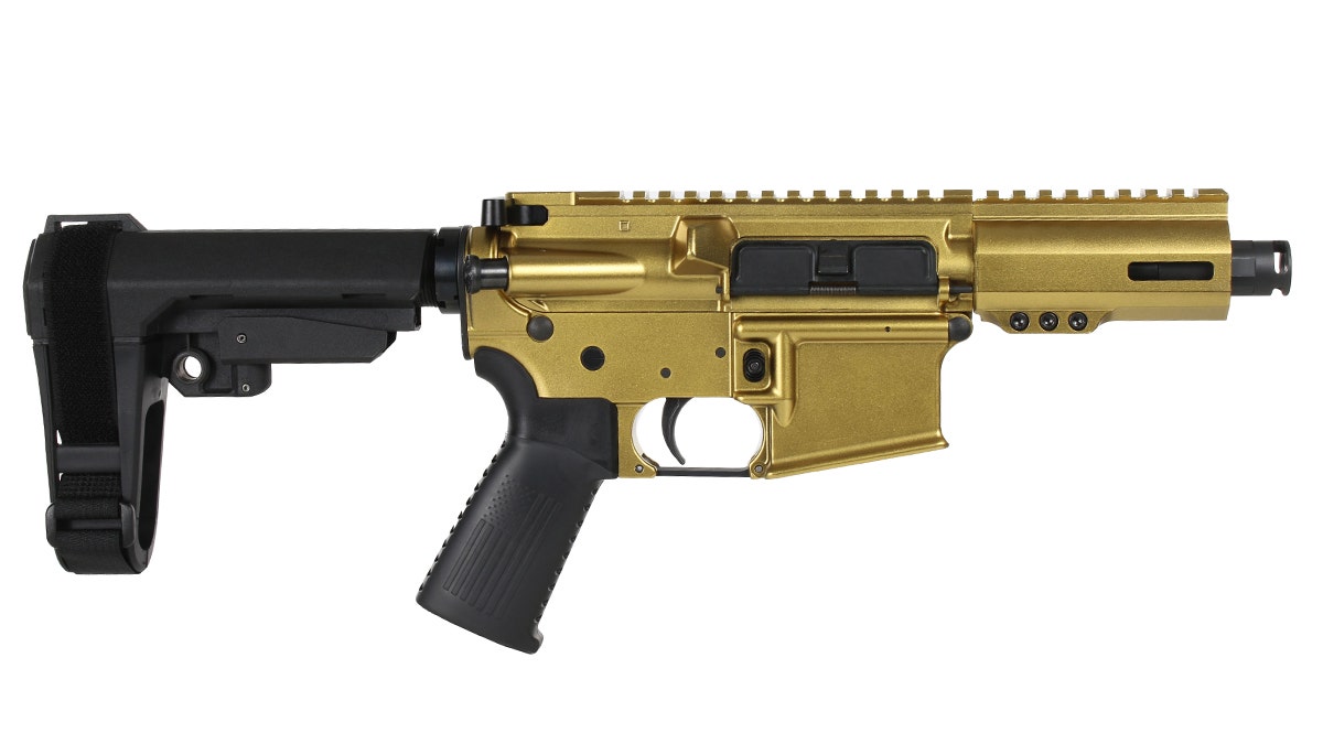 BC-15 Gold Standard Pistol, SBA3 Brace (5.56 NATO / 7.62x39 / 300 BLK)