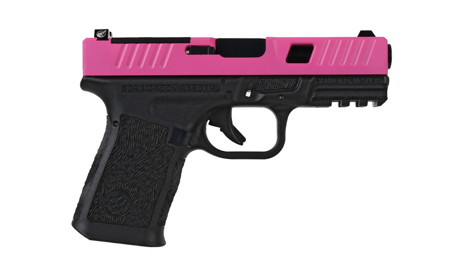 BC-102 | BCA Grizzly Compact | Window Cut Pink Cerakote Handgun| 9mm Black Nitride Barrel | 1:16 Twist | 15+1 Capacity