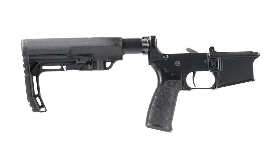 BC-15 | Multi-caliber Complete Forged Lower Assembly | Black Anodized | MFT BattleLink Stock & Grip | 3 lb Trigger