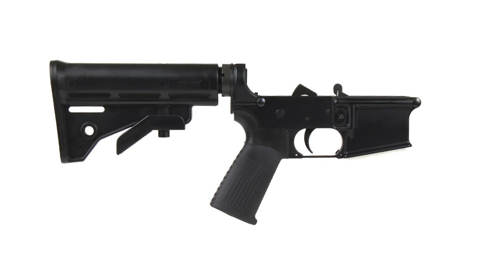BC-15 | Multi-Caliber | Forged | Complete Lower Assembly | Black Anodized