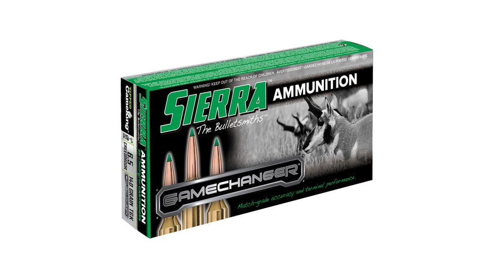 Sierra Ammunition | GameChanger 6.5 Creedmoor | 140 Grain Tipped GameKing | 20rd
