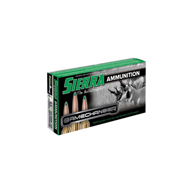 Sierra Ammunition | GameChanger 6.5 Creedmoor | 140 Grain Tipped GameKing | 20rd