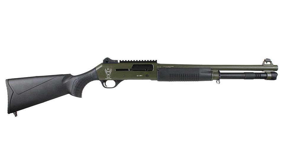 SEMI AUTOMATIC 12 Gauge SHOTGUN | Cerakote Plating | 18" 4140 Drilled Steel Barrel | 6 + 1 Magazine Capacity