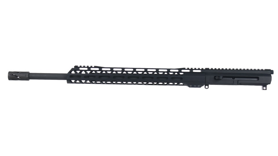 BC-15 | .450 Bushmaster Left Side Charging Right Eject Complete Upper | 20" Parkerized Heavy Barrel | Rifle Gas System | 1:24 Twist | MLOK Split Rail