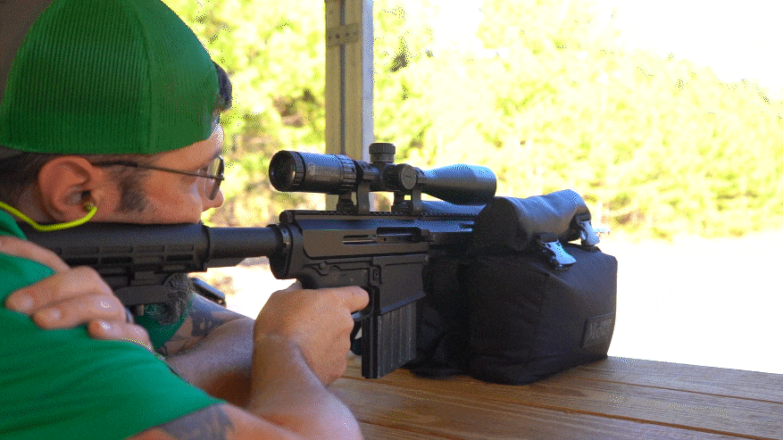 6.5 Creedmoor Rifle Shooting Long Range