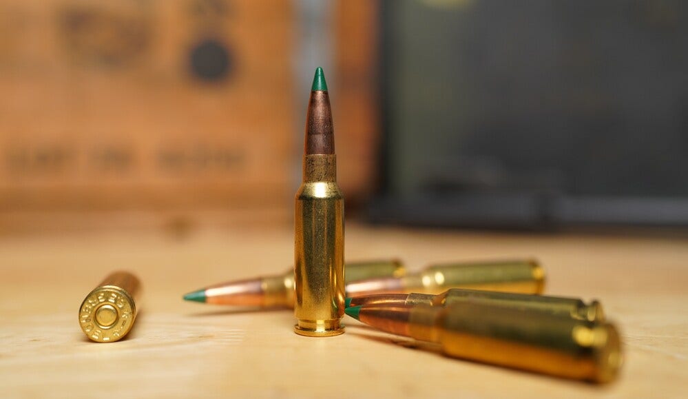 6.5 Grendel Ammo on table