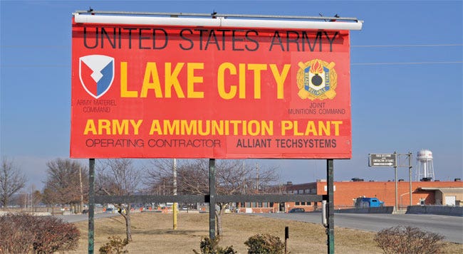 Ammunition Plant billboard