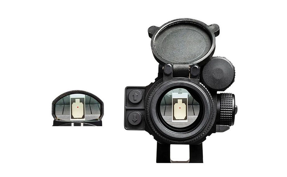 Red Dot and Reflex Sights side by side