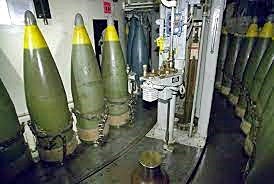 16 inch shells for a battleship in a clip