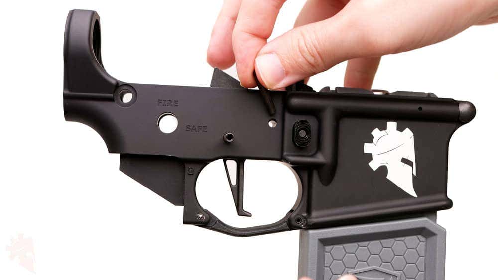 Securing pins with their setscrews