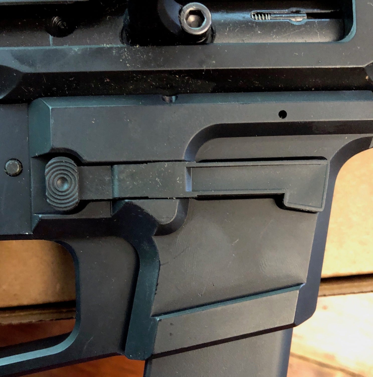 BCA .45 ACP pistol mag release