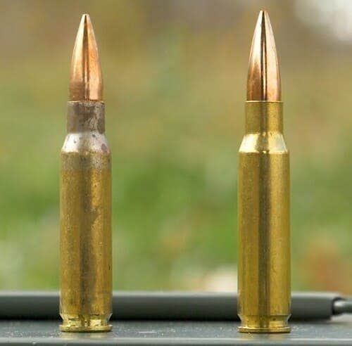 7.62x51 NATO vs 308 Winchester side by side bullet comparison