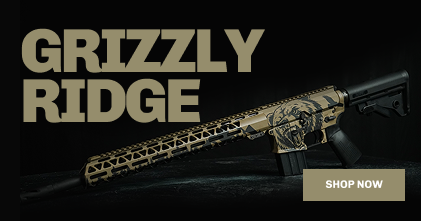 Grizzly Ridge Cerakote rifle with bear graphic: shop now