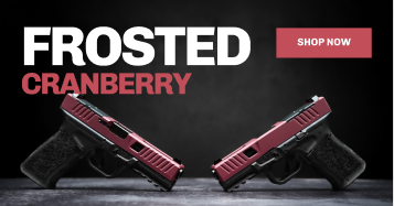 Frosted Cranberry Cerakote handguns: shop now